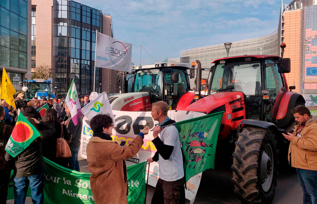 Las organizaciones agrarias españolas no descartan reemprender las movilizaciones contra el acuerdo UE-Mercosur