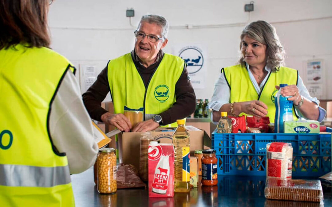 Los veterinarios y el Banco de Alimentos de Madrid colaboran para garantizar alimentos para los más necesitados en Navidad