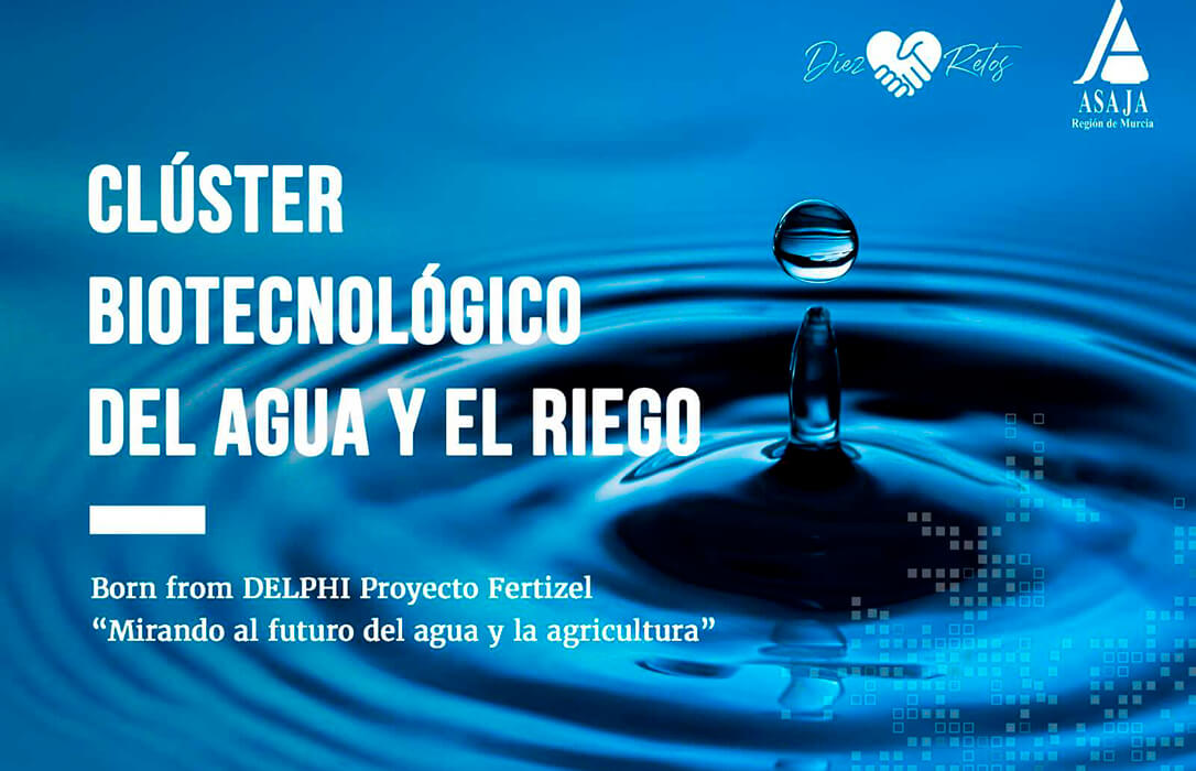 ASAJA Murcia creará el Clúster biotecnológico del Agua y el Riego, continuando el Proyecto Fertizel para recuperar el entorno productivo del Mar Menor