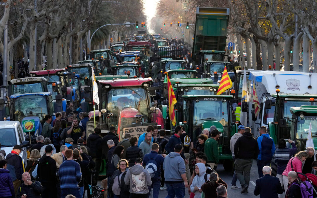 El campo sí tiene quien el apoye: el 92% de españoles están de de acuerdo con las protestas de los agricultores, frente al 81% de toda la UE