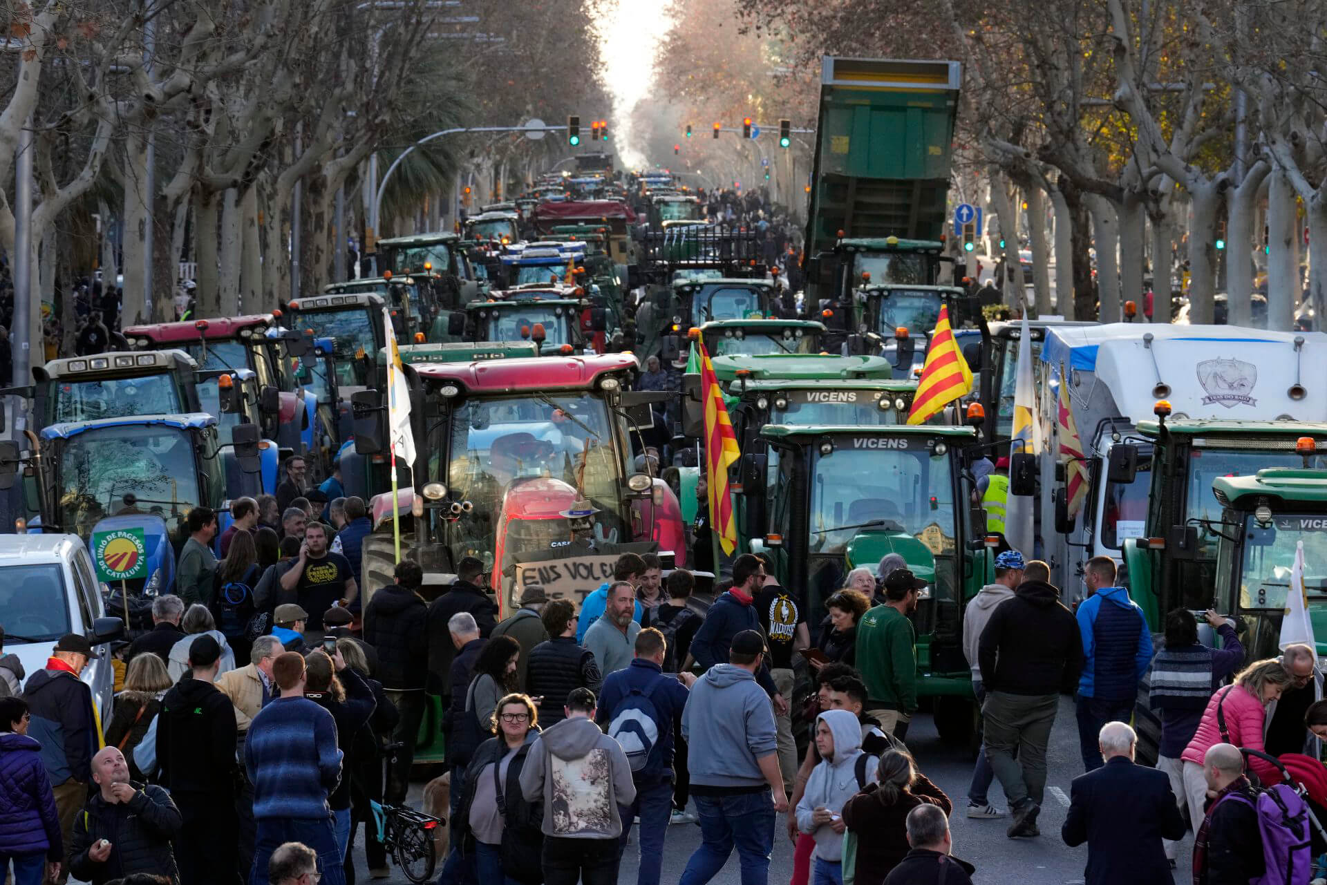 El campo sí tiene quien el apoye: el 92% de españoles están de de acuerdo con las protestas de los agricultores, frente al 81% de toda la UE