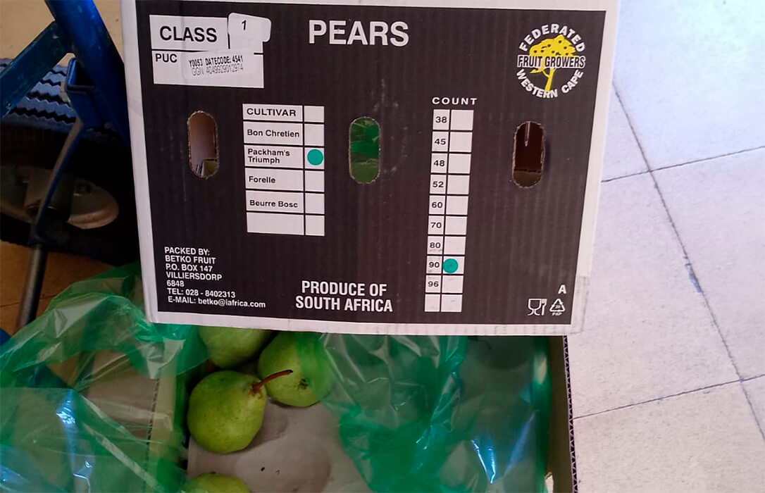 Denuncian el reparto de fruta procedente de terceros países en comedores de centros educativos de Aragón