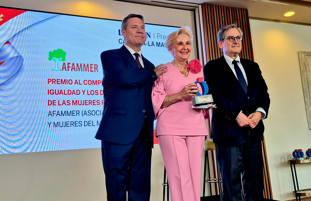 Afammer recibe el Premio al Compromiso Social por la Igualdad y los Derechos Humanos de las Mujeres Rurales en el Mundo