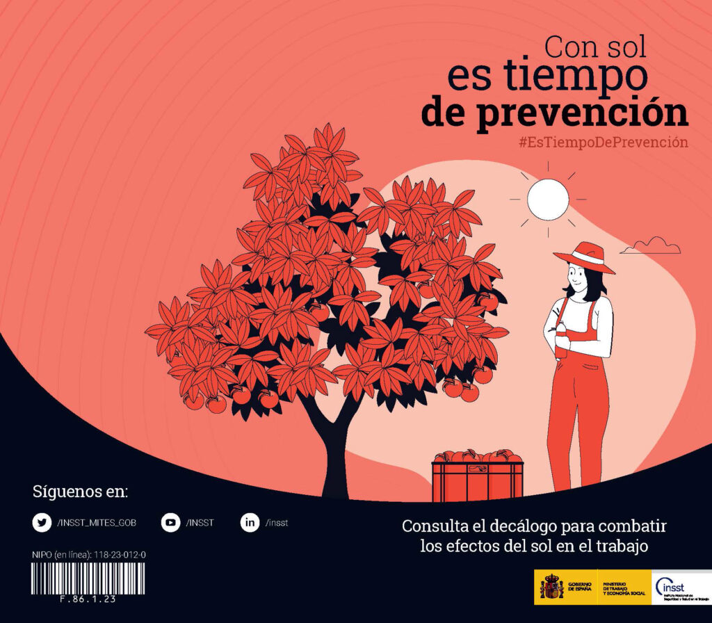 La Inspección de Trabajo recuerda a las explotaciones agrícolas y ganaderas la obligación de prevenir los golpes de calor en horario laboral