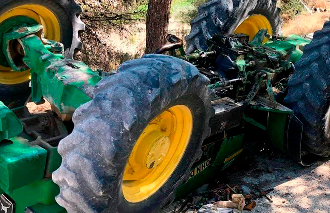 Tres fallecidos desde el fin de semana de entre 61 y 81 años por sendos accidentes cuando trabajaban en el campo con un tractor
