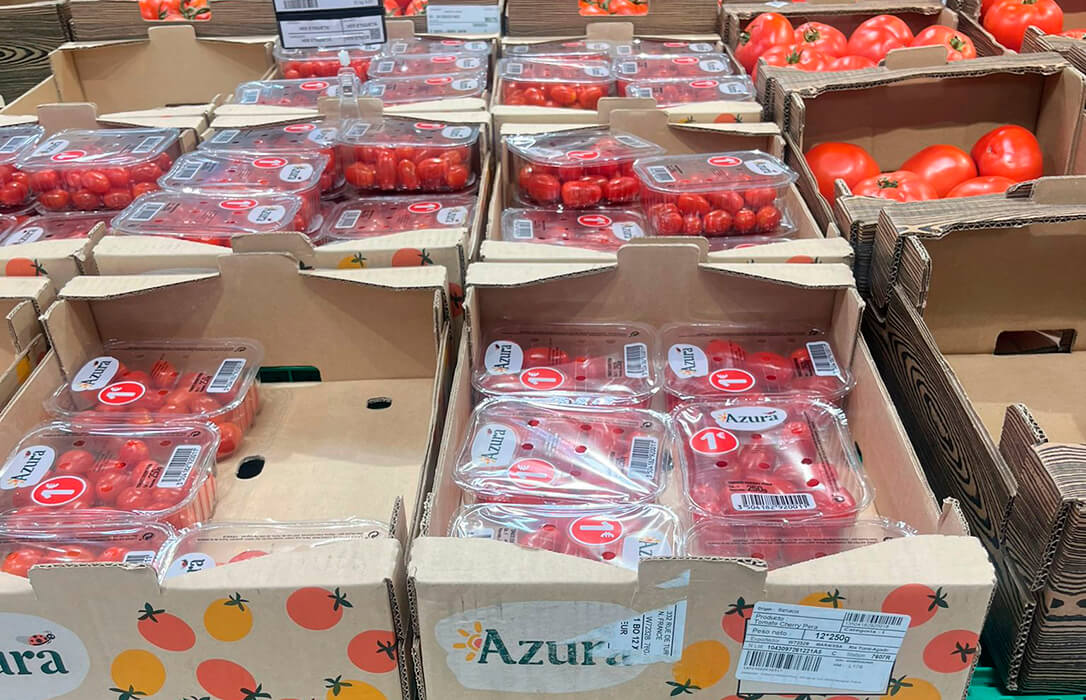 Presentada una denuncia ante Consumo para que se investigue un posible fraude masivo en el etiquetado de tomates cherry vendidos en Carrefour
