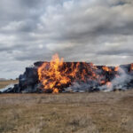 Denuncian la situación de incendios provocados en parcelas agrícolas sin cosechar y en hacinas de paquetes que se están ocasionando en Segovia