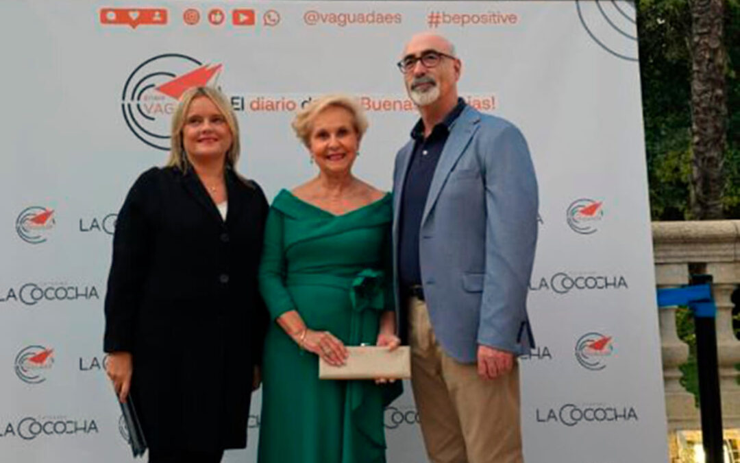 Carmen Quintanilla, presidenta de Afammer, recibe el Galardón a la Consciencia del Grupo Vaguada por su compromiso social