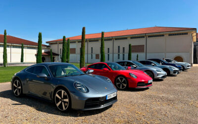 Para muchos, un sueño: conocer y conducir en una ruta entre viñedos la nueva gama Porsche 2025 con bodegas Marqués del Atrio de anfitrión