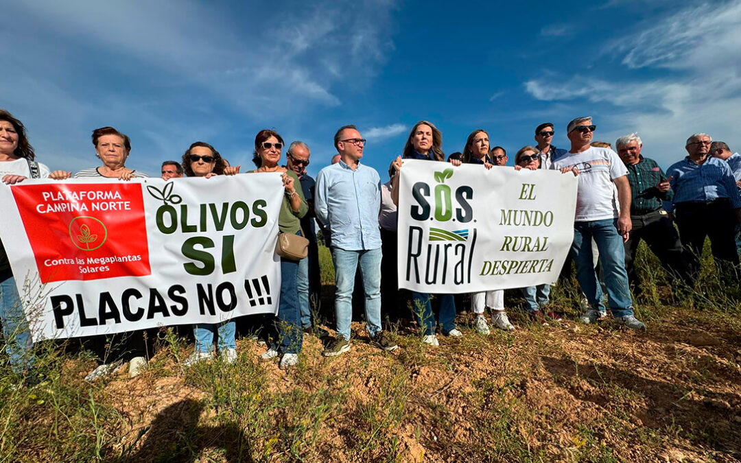 SOS Rural, Ecología y Libertad y Campiña Norte advierten de que acudirán a los tribunales si se concede las licencias «de las plantas solares ilegales»