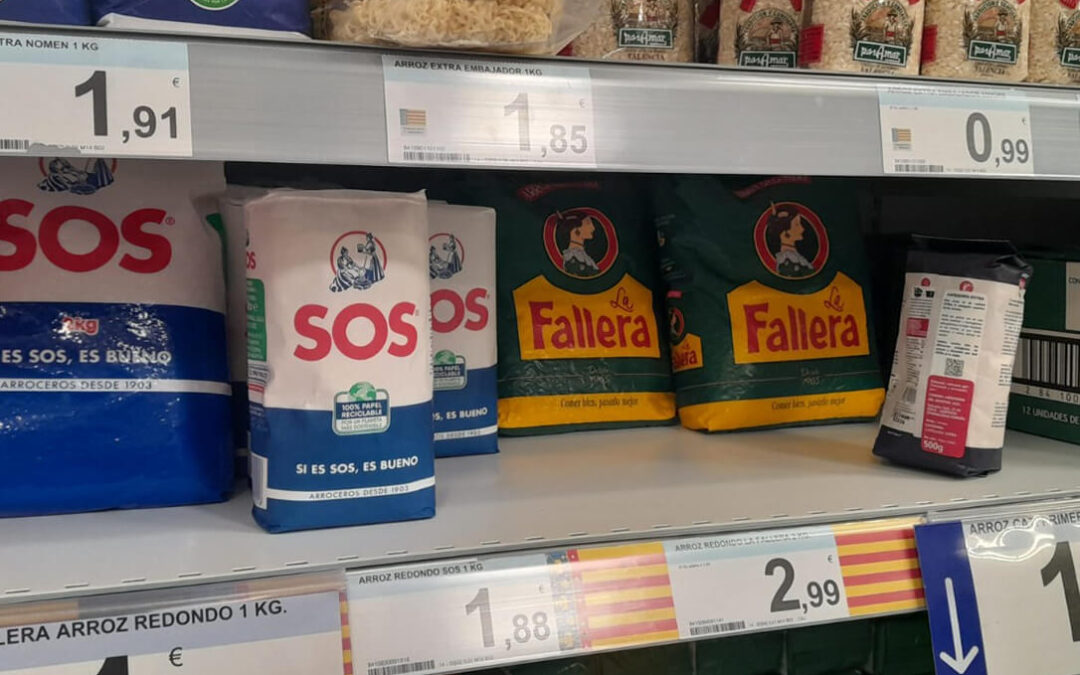 El fraude del ‘arroz valenciano’: Sin una respuesta de la Generalitat, denuncian los incumplimientos normativos en las etiquetas de marcas de arroz