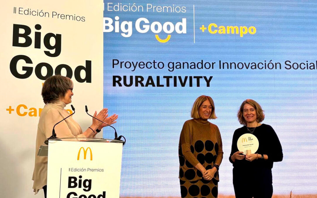FADEMUR gana el Premio Big Good a la Innovación Social por su proyecto Ruraltivity, la lanzadera de emprendedoras rurales creada en 2018