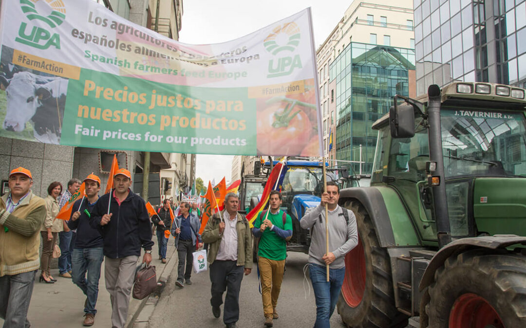 El campo español llevará su descontento a Bruselas en una gran protesta europea contra la propuesta de la PAC y de Presupuestos