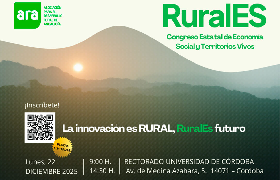ARA organiza el Congreso RuralES sobre Economía Social y Territorios Vivos para dar visibilidad a experiencias innovadoras en zonas de riesgo de despoblación