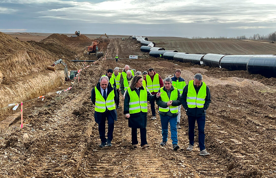 La Junta de CyL invierte 26,3 millones en la modernización de 2.300 hectáreas de regadío pertenecientes a los canales del Bajo Carrión