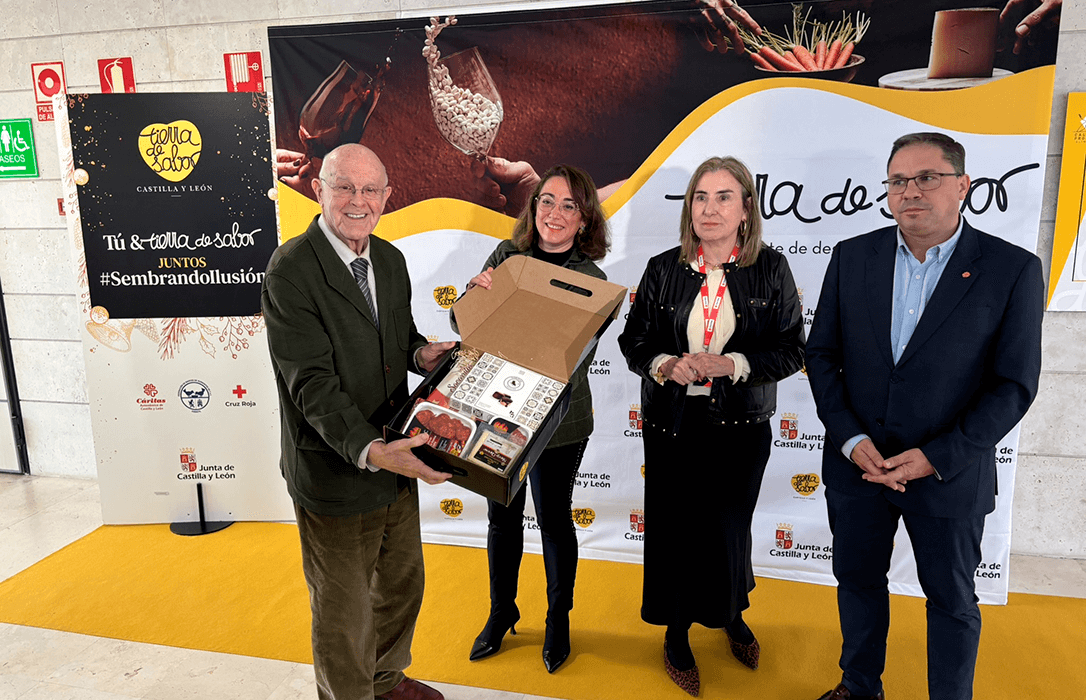 Tierra de Sabor muestra su lado más solidario al entregar 300.000 euros a tres entidades sociales para que distribuyan alimentos