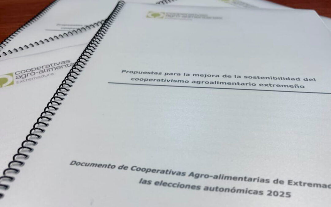 Elecciones: Cooperativas traslada a los grupos parlamentarios un paquete de medidas clave para garantizar el futuro del campo extremeño