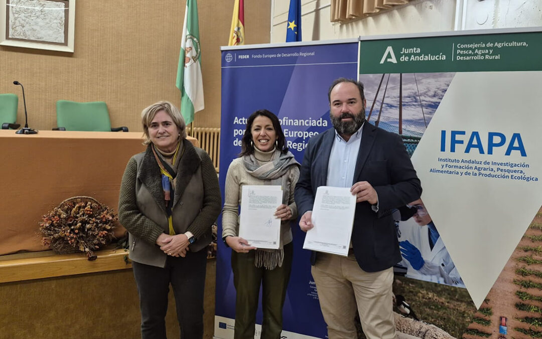 El Ifapa y la Asociación Aire Paisaje firman un convenio para recuperar variedades autóctonas de viñedos en Los Pedroches