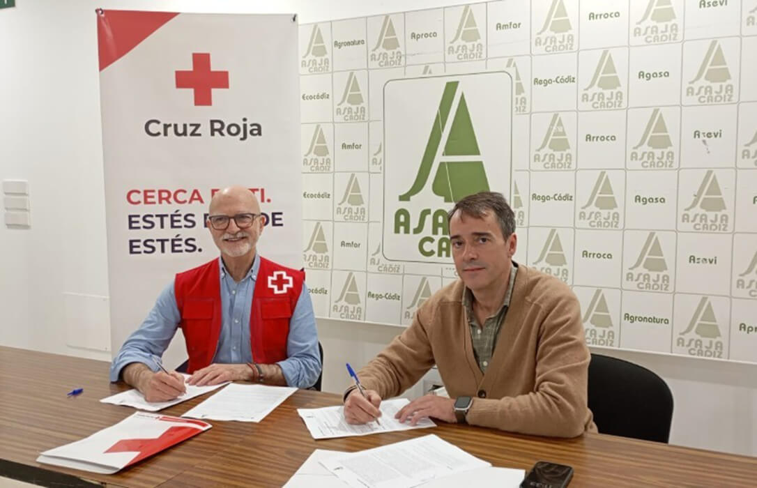 Cruz Roja y ASAJA Cádiz unen fuerzas para impulsar proyectos sociales y de empleo con formación adaptada a las necesidades del sector agrario