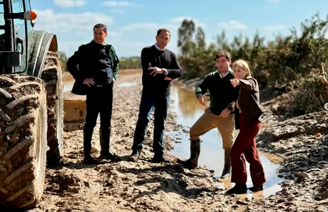 El comisario europeo de Agricultura no concreta y solo habla de que va a hacer «todo lo posible» y de «solidaridad» tras las borrascas