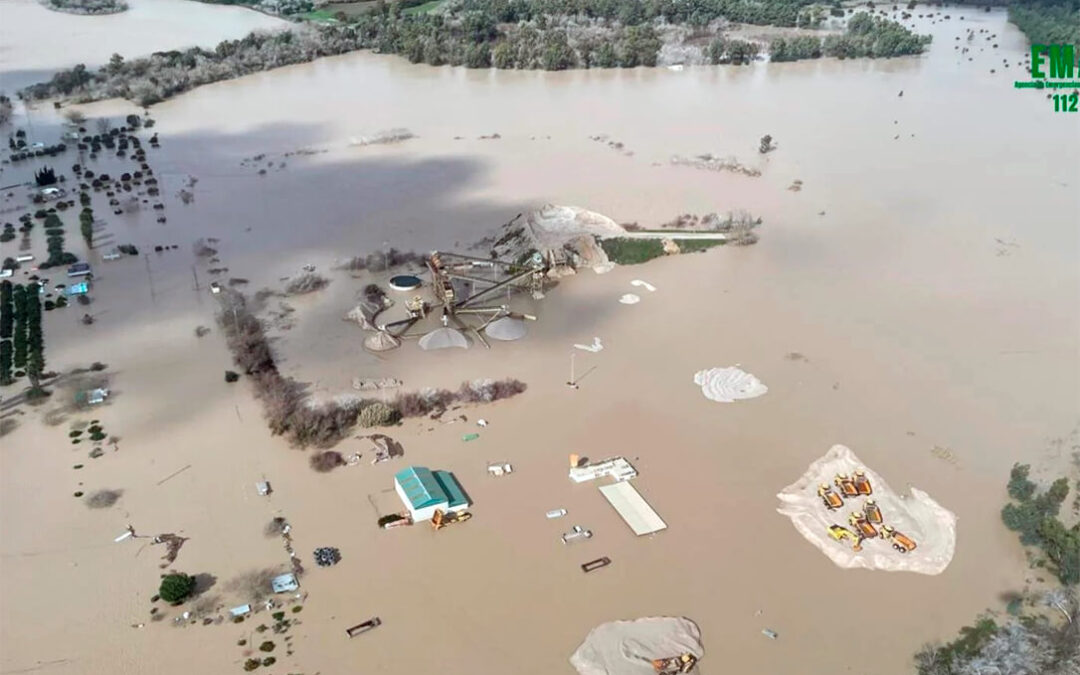 COAG fija el impacto de las pérdidas en la agricultura andaluza en más de 3.000 millones inicialmente porque los temporales no han acabado