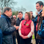 El sector agrario gaditano pide al ministro Planas ayudas urgentes en su visita a una explotación arrasada en la zona cero de las inundaciones