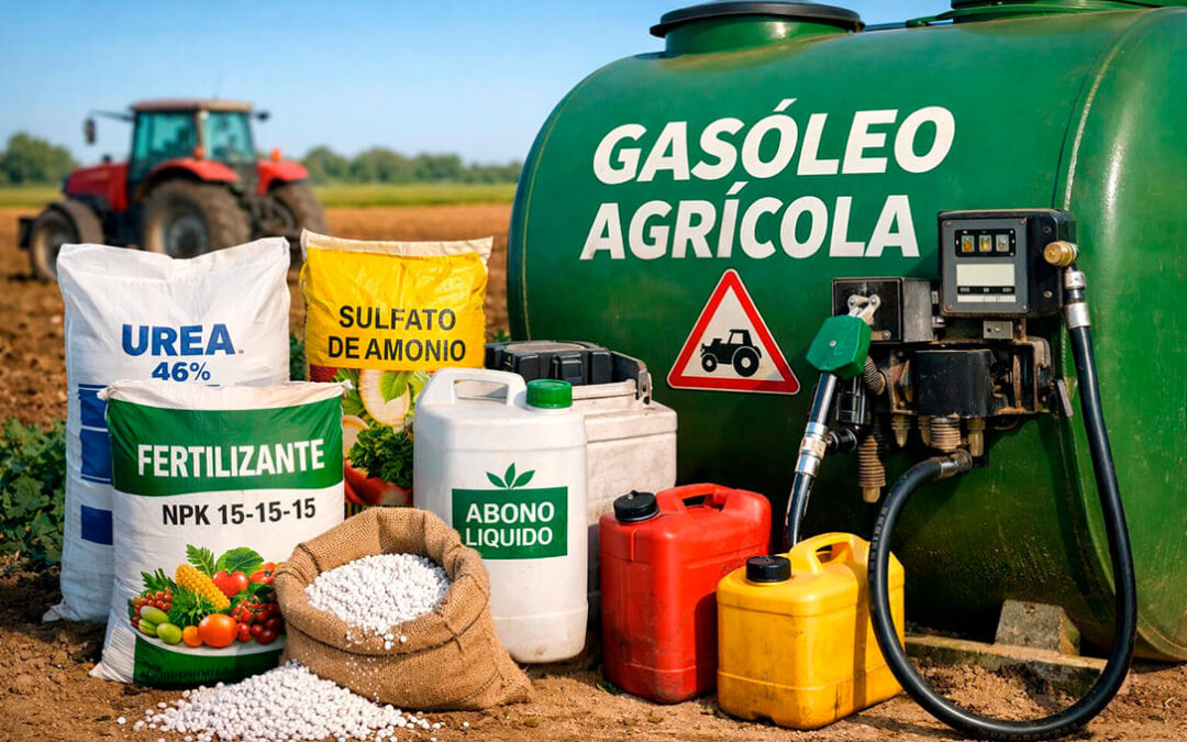 Responsabilizan al Gobierno de una subida de precios del gasóleo y fertilizantes que ven «absolutamente prohibitivos y un atraco al sector»