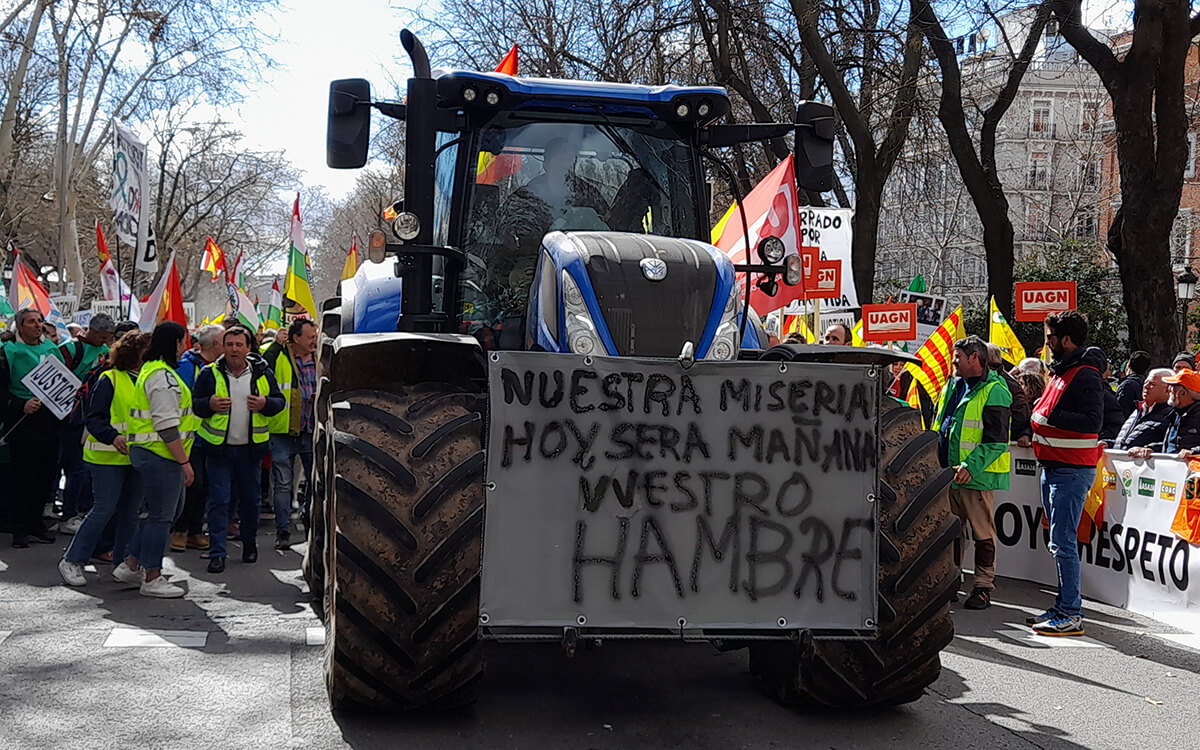 La paz electoral se acabó: Tres organizaciones agrarias se movilizarán conjuntamente el 28 de octubre con una tractorada en Madrid por el futuro del campo
